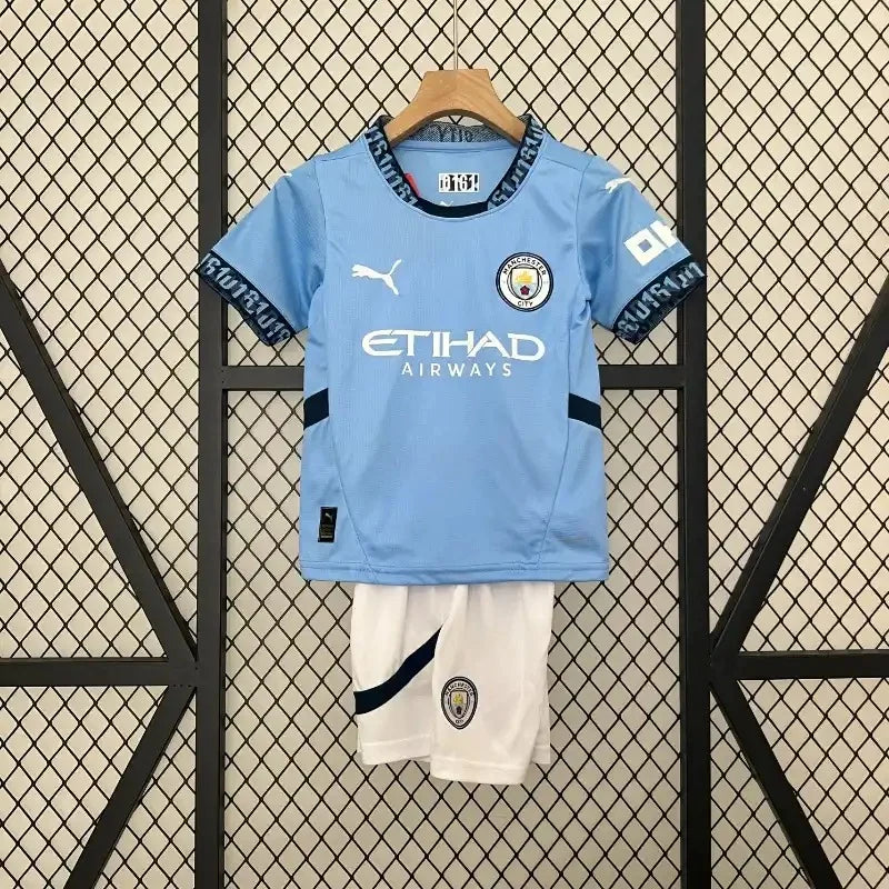 Manchester City 2024/25 Home Kids Kit