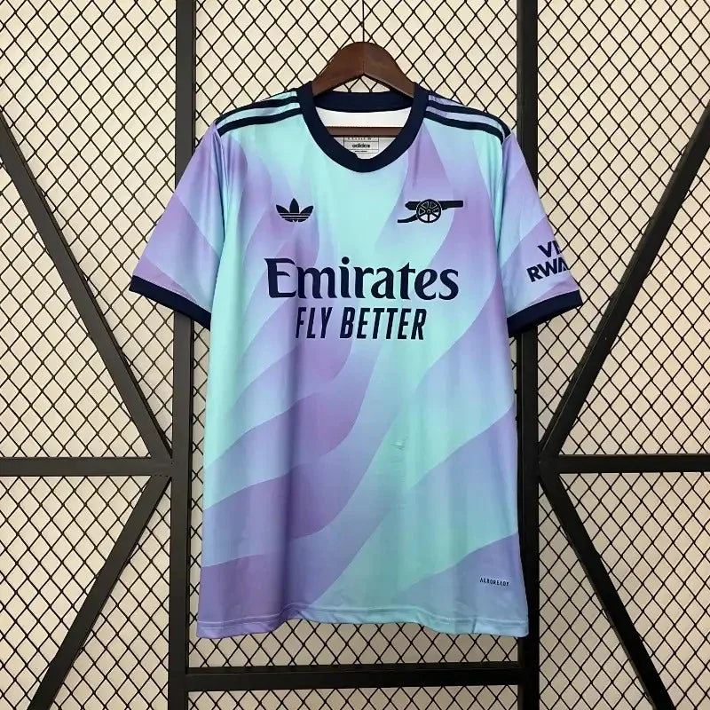 Arsenal Light Blue And Purple 2024/25 3rd Jersey