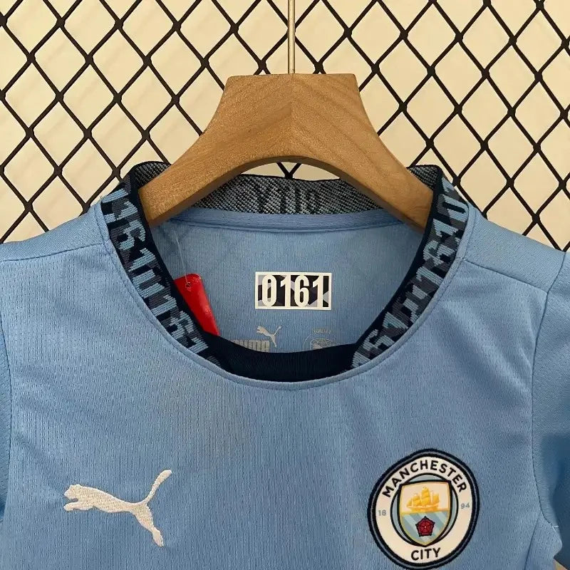 Manchester City 2024/25 Home Kids Kit