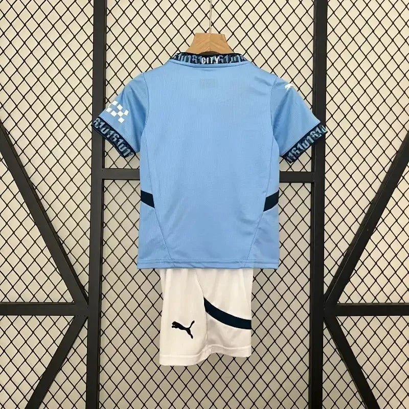 Manchester City 2024/25 Home Kids Kit